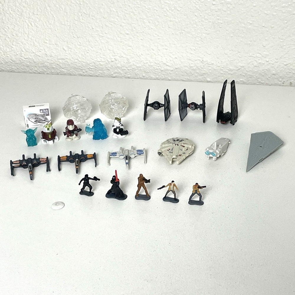 Star Wars Micro Machines Mini Brands Fighter Pods Vehicles Figures Mixed LOT 22